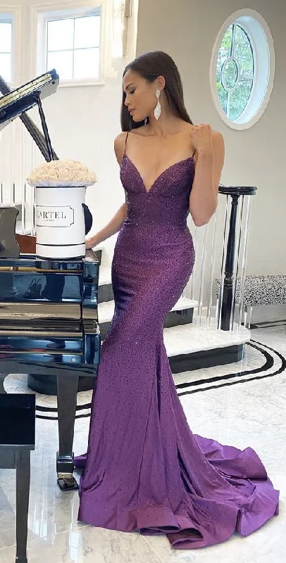 Best Deals ruffle dressruffle dressSpaghetti Straps Mermaid Sexy Backless Beaded Prom Dress Y4920 Best Deals ruffle dressruffle dressSpaghetti Straps Mermaid Sexy Backless Beaded Prom Dress Y4920