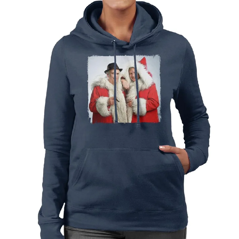 Price Buster fashionable hoodieTV Times Minder Cast Father Christmas 1989 Women's Hooded Sweatshirt