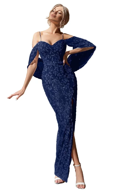 Price Meltdown form-fitting dressform-fitting dressTINAHOLLY Lavinia  Tk048 Sequin Dress (Navy)- RRP $499