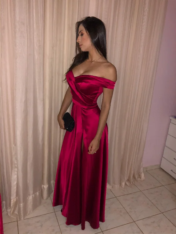 Value Deals off-shoulder dressoff-shoulder dressSatin Off Shoulder Long Evening Prom Dresses, Custom Side Slit Prom Dress Y4660 Value Deals off-shoulder dressoff-shoulder dressSatin Off Shoulder Long Evening Prom Dresses, Custom Side Slit Prom Dress Y4660