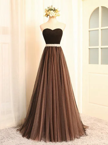 Massive Deals Chic Prom Dresses Sexy Sweetheart Tulle Long Prom Dress/Evening Dress JKL057