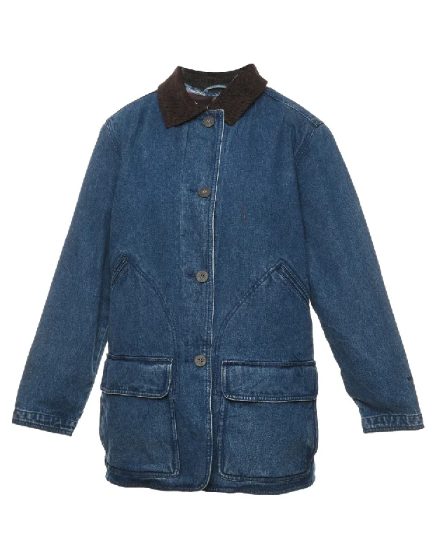 Unbeatable Prices chic outerwearWoolrich Medium Wash Denim Jacket - M