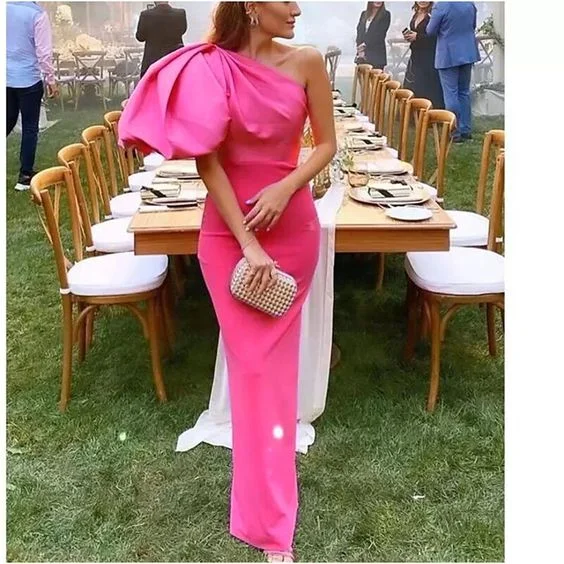 Exclusive Savings flowy evening dressflowy evening dressCharming Sheath Prom Dress Wedding Guest Engagement Dress Y5091