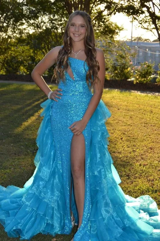 Deep Discounts oversized dressoversized dressOne Shoulder Empire Tiered Two Tone Prom Dress Deep Discounts oversized dressoversized dressOne Shoulder Empire Tiered Two Tone Prom Dress